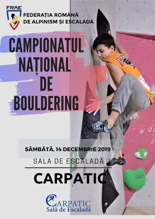 Campionatul Național de Bouldering 2019